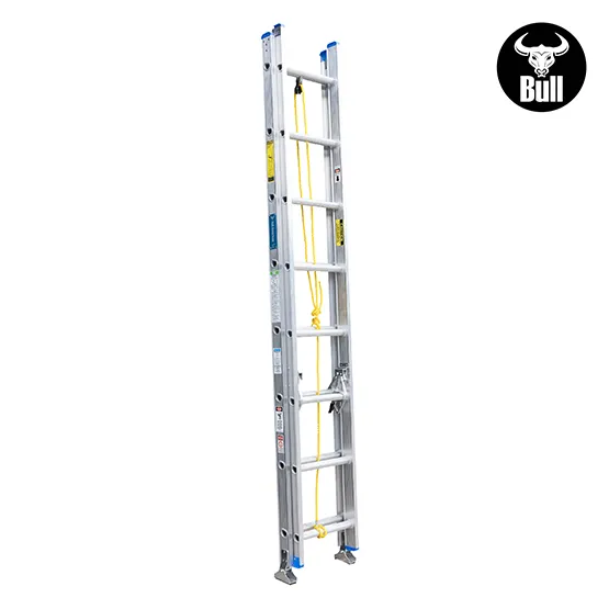 ESCALERA ALUMINIO TELESCOPICA 16 PASOS 102KG 4.05m ATT102-16II AMERICAN BULL