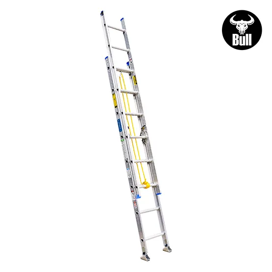 ESCALERA ALUMINIO TELESCOPICA 16 PASOS 102KG 4.05m ATT102-16II AMERICAN BULL