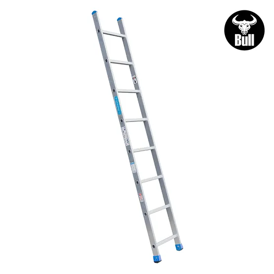 ESCALERA ALUMINIO TIPO ARRIMO 8 PASOS 150KG 2.44m AA150-8IA AMERICAN BULL