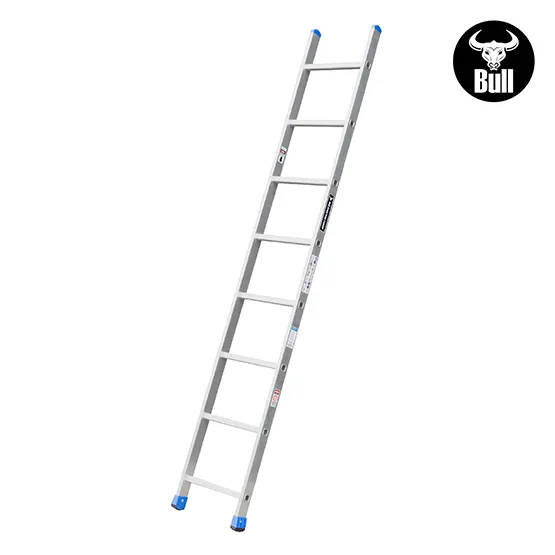 ESCALERA ALUMINIO TIPO ARRIMO 8 PASOS 150KG 2.44m AA150-8IA AMERICAN BULL