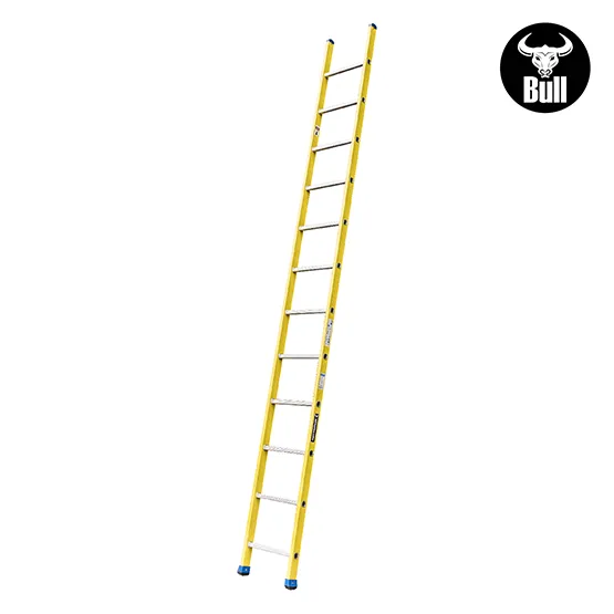 ESCALERA FIBRA TIPO ARRIMO 12 PASOS 150KG 3.66m FA150-12IA AMERICAN BULL