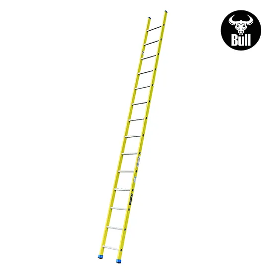 ESCALERA FIBRA TIPO ARRIMO 14 PASOS 150KG 4.27m FA150-14IA AMERICAN BULL