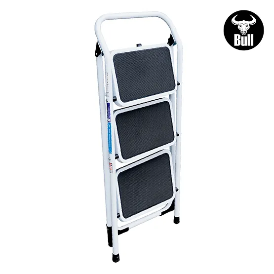 ESCALERA ACERO TIPO TABURETE 3 PASOS 150KG 0.69m ST150-3IA AMERICAN BULL