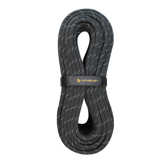 CUERDA SEMI-ESTÁTICA 11MM NEGRO (PRESENTACIÓN MÁX 400MTS) 28.5 kN CE-EN 1891 S11TPS-B ARMBURY