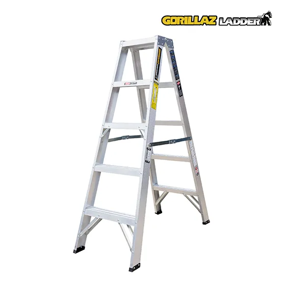 ALUMINIO ESCALERA TIJERA DOBLE 1.53m GATD5-II GORILLAZ 102KG