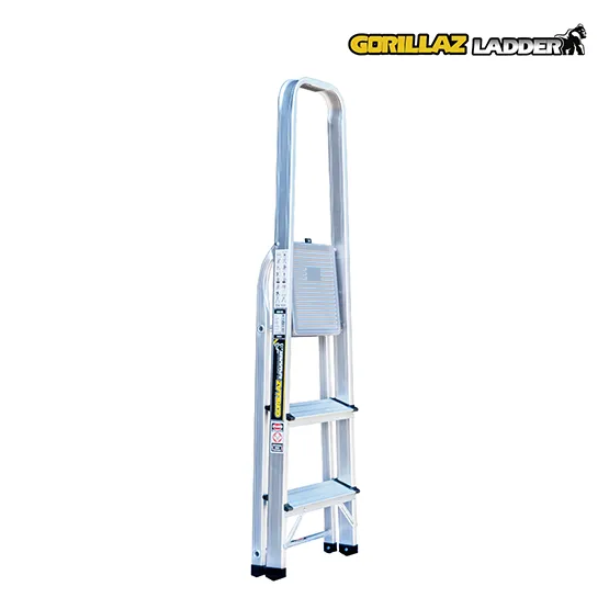 ALUMINIO ESCALERA BANQUETA 0.62m GAB3-IA GORILLAZ 150KG