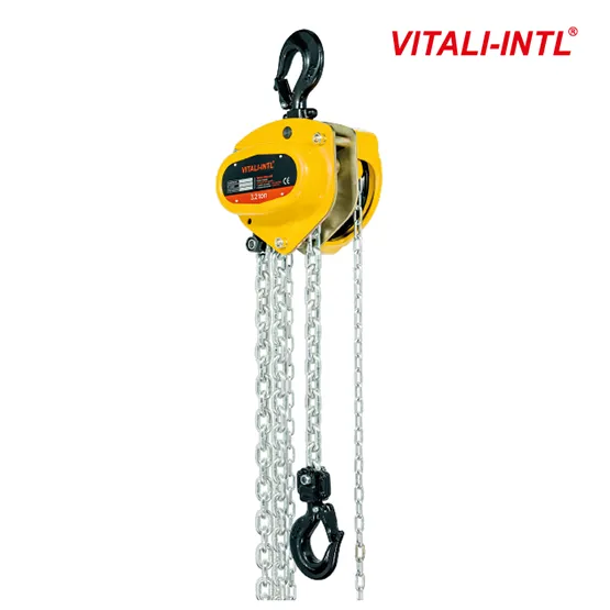 TECLE MANUAL 3.2T YAL0320 3mtsCARGA 10x30mm(1) G80 - 3mtsMANDO 5x25x17mm(2) VITALINTL