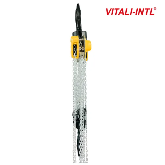 TECLE MANUAL 20T YAL2000 3mtsCARGA 9x27mm(8) G100 - 3mtsMANDO 5x25x18mm(4) VITALINTL